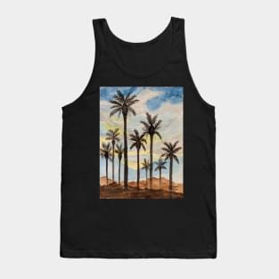 Palm trees at sunset Tank Top